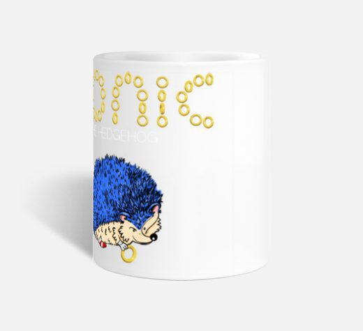 ماگ با طرح  سونیک sonic