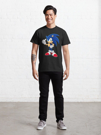 تیشرت sonic با طرح سونیک سریع