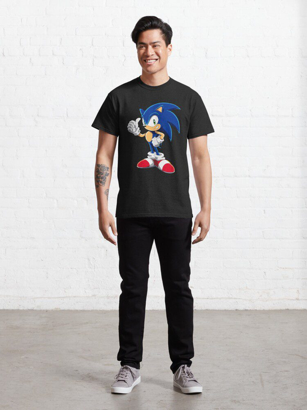 تیشرت sonic با طرح سونیک سریع