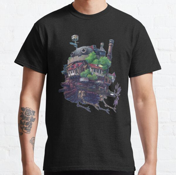 تیشرت قلعه متحرک هاول تیشرت انیمه howl s moving castle