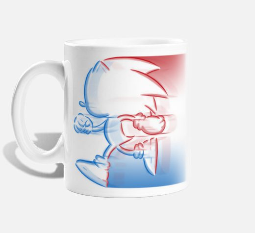 ماگ با طرح  سونیک sonic