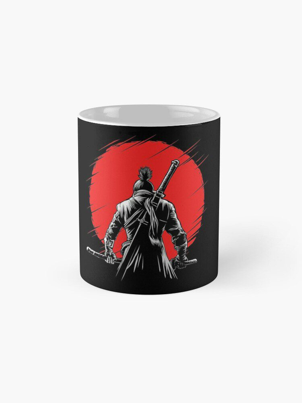 ماگ طرح One-armed Wolf red sun 2
