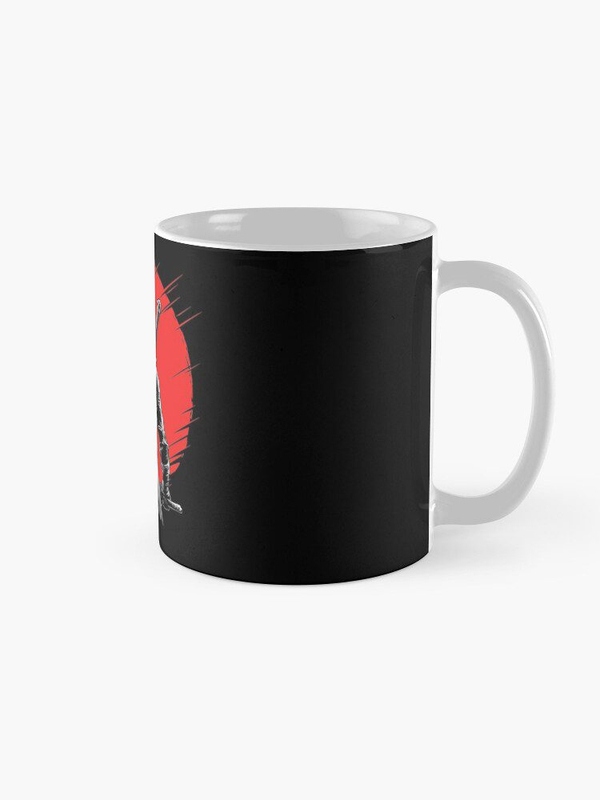 ماگ طرح One-armed Wolf red sun 2