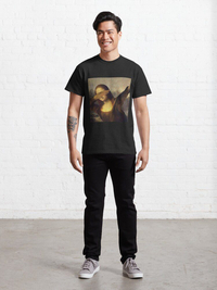 تیشرت با طرح mona lisa DABBING! DAB!