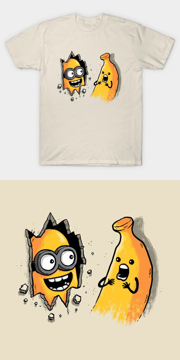 تیشرت با طرح Minions