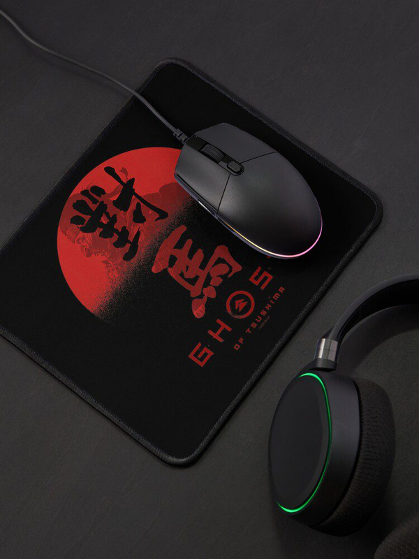 دسک پد و پد موس و دسک پد با طرح ghost of tsushima