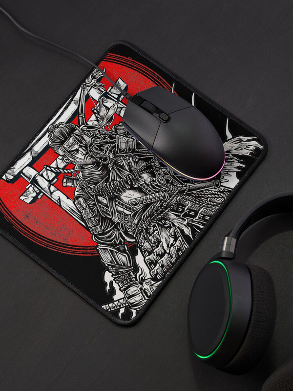 دسک پد و پد موس و دسک پد با طرح ghost of tsushima