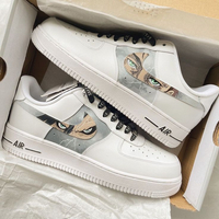 کفش اسپرت نایک ایرفورس کاستوم  کتونی Attack on Titan  کتونی انیمه اتک ان تایتان nike air force