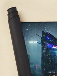 دسک پد و پد موس و دسک پد  با طرح  سایبرپانک cyberpunk
