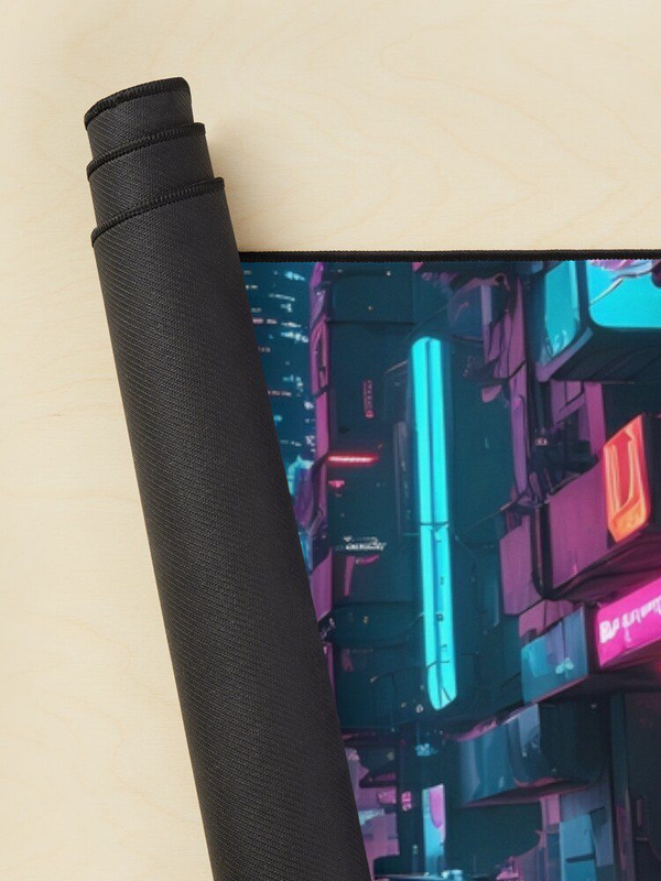 دسک پد و پد موس و دسک پد  با طرح  سایبرپانک cyberpunk