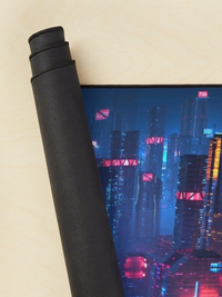 دسک پد و پد موس و دسک پد با طرح سایبرپانک cyberpunk
