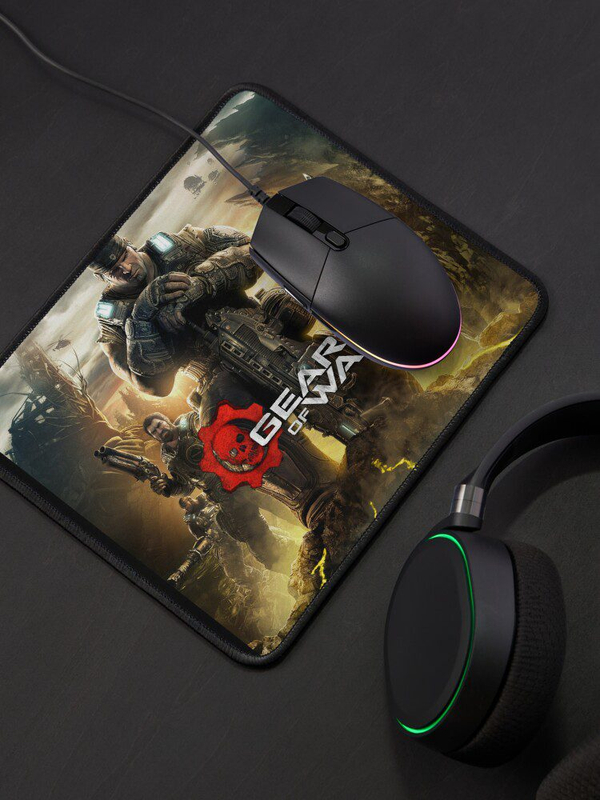 دسک پد و پد موس و دسک پد  با طرح gears of war