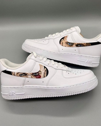 کفش اسپرت کاستوم کتونی با طرح God of War نایک nike ایرفورس air force
