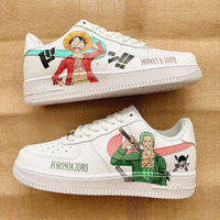 کفش اسپرت   ONE PIECE کاستوم کتونی انیمه وان پیس ایرفورس نایک nike air force
