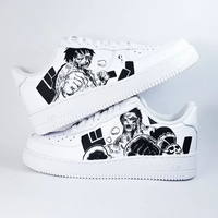 کفش اسپرت ONE PIECE کاستوم کتونی انیمه وان پیس ایرفورس نایک nike air force