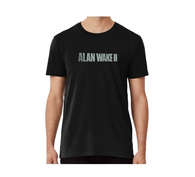 تیشرت الن ویک طرح لوگوی Alan Wake 2