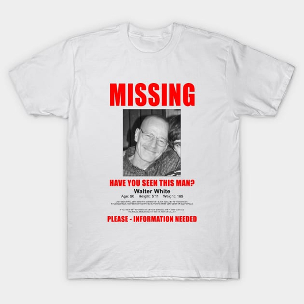 تیشرت breaking bad | تیشرت برکینگ بد طرح Missing