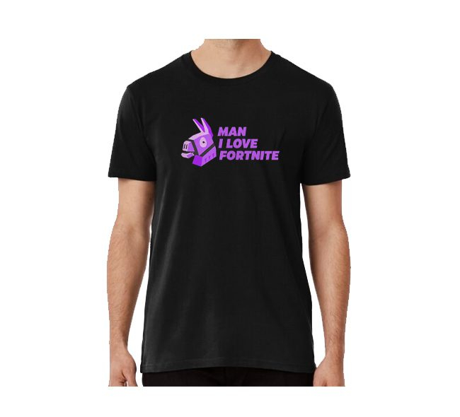 تیشرت Fortnite طرح I Love Fortnite