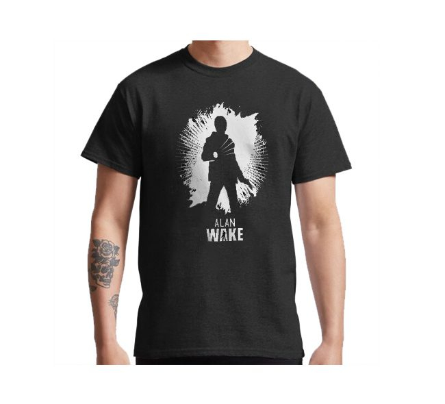 تیشرت Alan Wake طرح هنری الن ویک