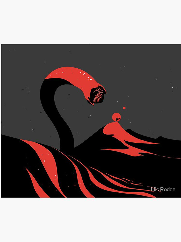 پد موس تلماسه | پد موس Dune طرح Sandworm