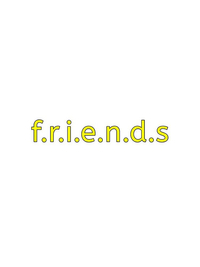 قاب موبایل فرندز  طرح نوشته فرندزfriends