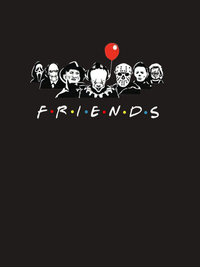 قاب گوشی سریال فرندز طرح هالوینfriends