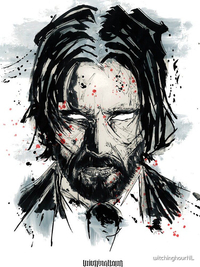 قاب گوشی جان ویک | قاب گوشی john wick  طرح صورت جان ویک
