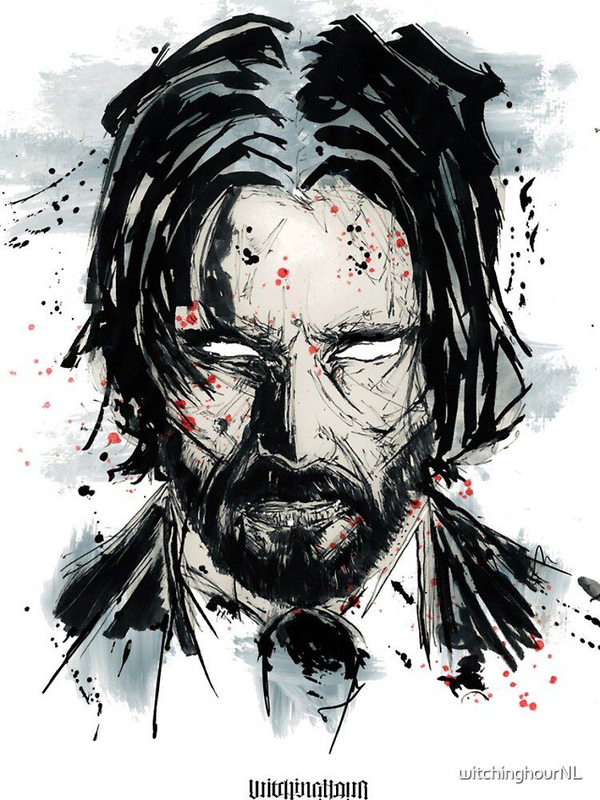 قاب گوشی جان ویک | قاب گوشی john wick  طرح صورت جان ویک