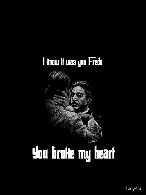 قاب موبایل پدرخوانده | قاب GodFather طرح You Broke My Heart Fredo