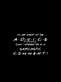 قاب موبایل سریال فرندز طرح sarcastic commentfriends