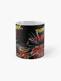 ماگ Invincible | ماگ شکست ناپذیر طرح THINK MARK  THINK!