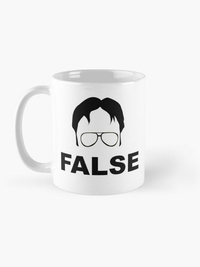 ماگ office | ماگ اداره طرح Dwight Schrute False