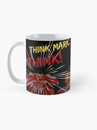 ماگ Invincible | ماگ شکست ناپذیر طرح THINK MARK  THINK!