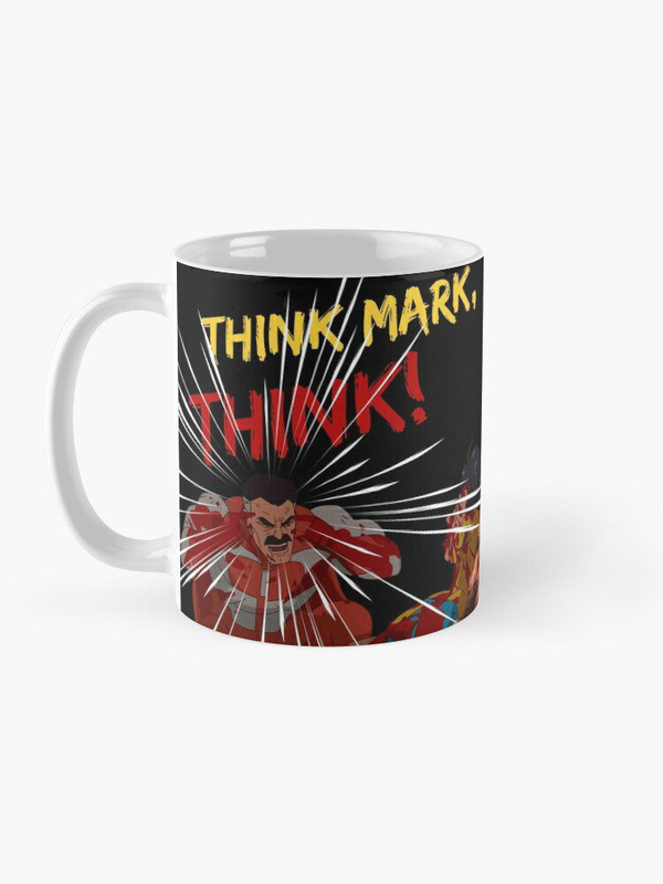 ماگ Invincible | ماگ شکست ناپذیر طرح THINK MARK  THINK!