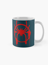 ماگ spiderman spider verse | ماگ مرد عنکبوتی طرح  morales logo