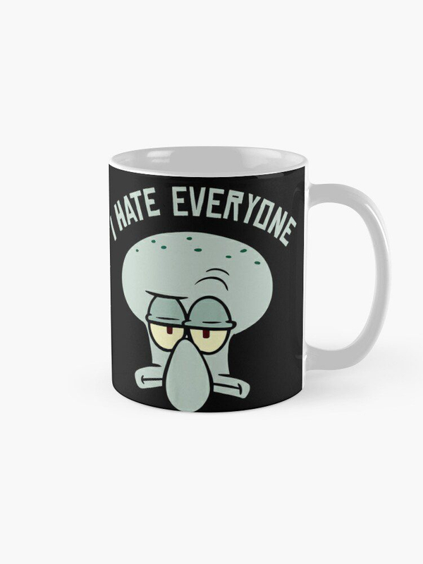 ماگ Spongebob | ماگ باب اسفنجی طرح I Hate Everyone