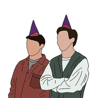 تیشرت  friends طرح  Joey and Chandler