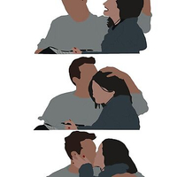 تیشرت friends طرح Monica & Chandler