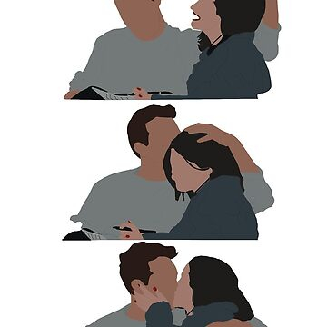 تیشرت friends طرح Monica & Chandler