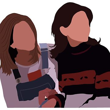 تیشرت  friends طرح Rachel and Monica