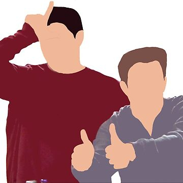 تیشرت friends طرح Joey and Chandler