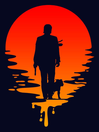 تیشرت جان ویک | تیشرت john wick طرح طلوع