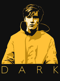 تی شرت کلاسیک دارک | تی شرت CLASSIC DARK طرح Dark Jonas Negative Portrait