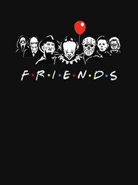 تیشرت سریال فرندز  طرح هالوینfriends