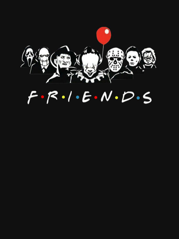 تیشرت سریال فرندز  طرح هالوینfriends