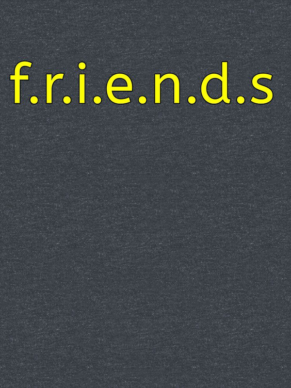 تیشرت فرندز  طرح نوشته فرندزfriends