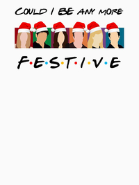 تیشرت  friends طرح festive