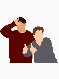 تیشرت فرندز  طرح مینیمال جویی و چندلرfriends