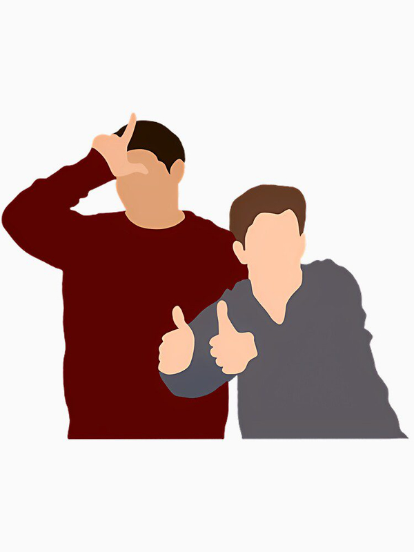 تیشرت فرندز  طرح مینیمال جویی و چندلرfriends