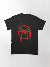 تیشرت spiderman spider verse | تیشرت مرد عنکبوتی طرح Spider Logo red
